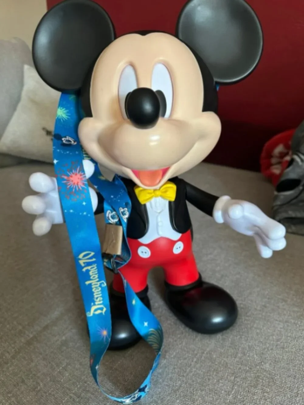 Disneyland 70th Celebration Mickey Mouse Popcorn Bucket